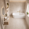 Eckbadewanne INTERO V230 mit Schlitzüberlauf, rechts