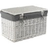 Weidentruhe mit Stoffeinsatz 113L 66×40×40 cm – Koszoplotka