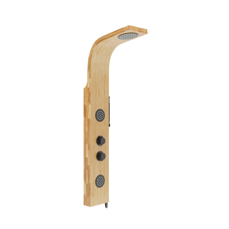 BALI Bamboo Wood Shower Panel