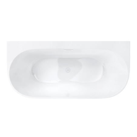 MONO E030 Back‑to‑Wall Bathtub with Wide Rim