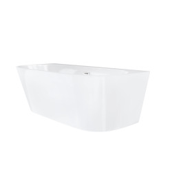 MONO E030 Back‑to‑Wall Bathtub with Wide Rim