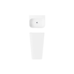 OLIA MU5040 Floor‑Standing Back‑to‑Wall Washbasin