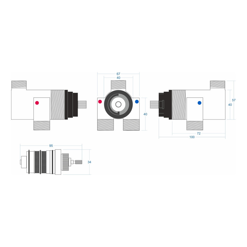 Corsan P046 Universal Thermostat