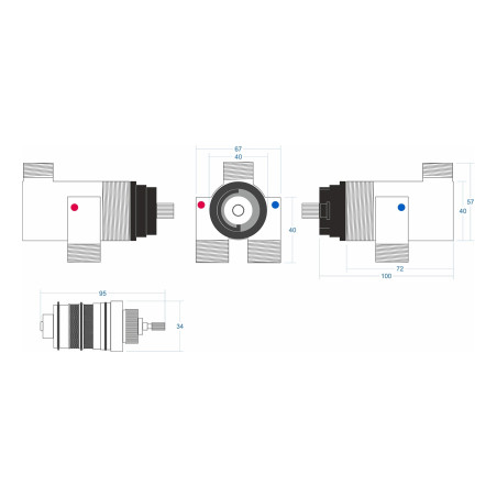 Corsan P046 Universal Thermostat