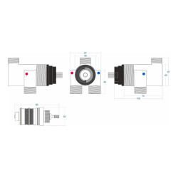 Corsan P045 Universal Thermostat with Knob