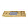 BP16 Extendable Bamboo Bath Shelf