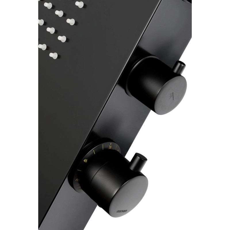DUO LED Aluminium Shower Panel