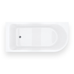 INVELIA V220 Left Corner Bathtub for Installation with Shower Screen