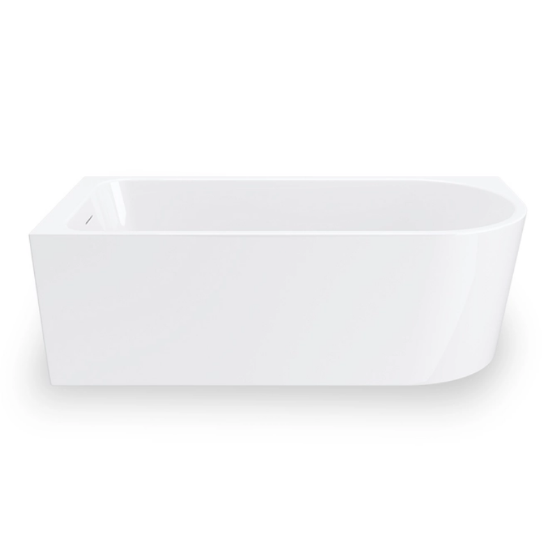 INVELIA V220 Left Corner Bathtub for Installation with Shower Screen