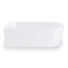 INVELIA V220 Left Corner Bathtub for Installation with Shower Screen