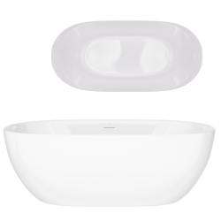 OLVENA V041 Slim Freestanding Bathtub