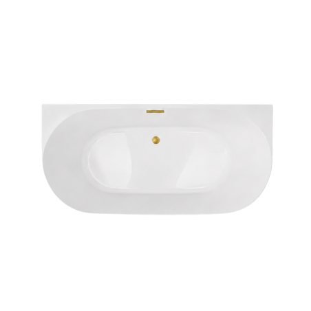 MONO E029 SLIM Back‑to‑Wall Bathtub