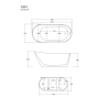 ESTELLA E302 Freestanding Bathtub