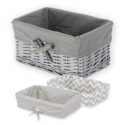 Wicker Basket 715S with Bow 30×20×15 cm – Koszoplotka