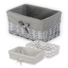 Wicker Basket 715S with Bow 30×20×15 cm – Koszoplotka