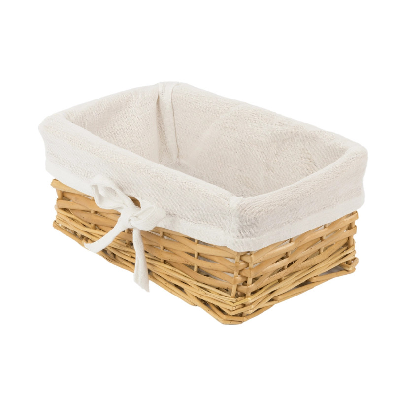 Wicker Basket 520E with Bow 27×17×11 cm – Koszoplotka