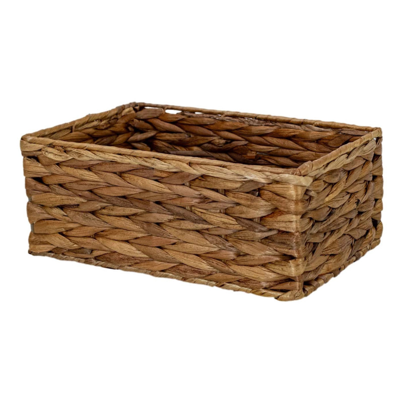 Water Hyacinth Basket 520E 27×17×11 cm – Koszoplotka