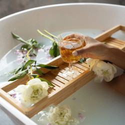 BP19 Bamboo Bath Shelf