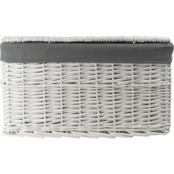 Wicker Chest with Lining 113L 66×40×40 cm – Koszoplotka