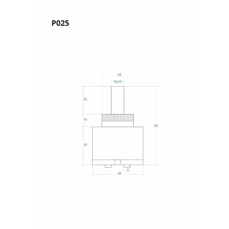 P025 63 mm Mixer Cartridge