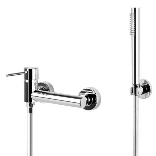 Corsan LUGO CMB7551CH wall-mounted shower faucet with a shower set