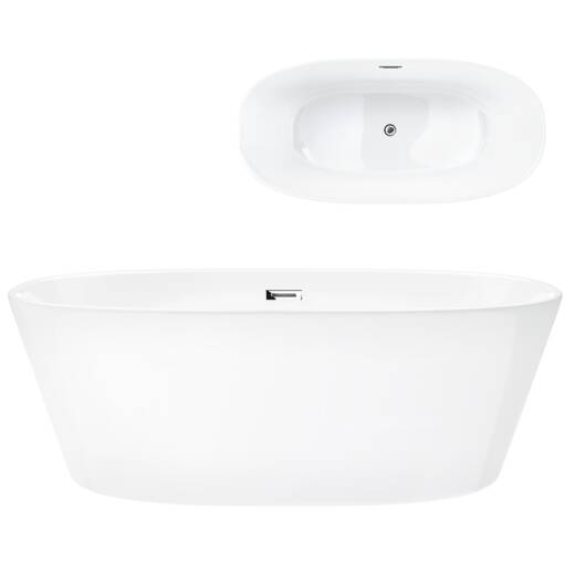 Corsan SALINA freestanding bathtub 170 x 72 cm