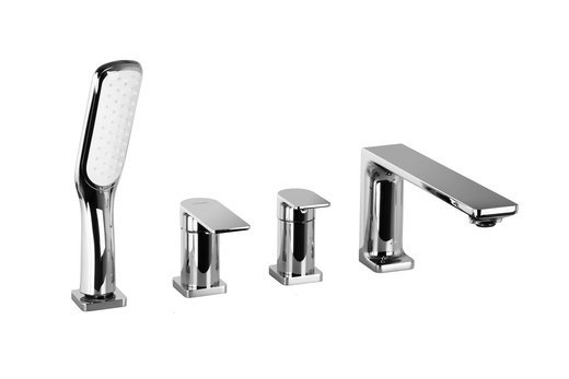 Corsan TRINO CMB7142CH hole bathtub faucet, chrome-plated