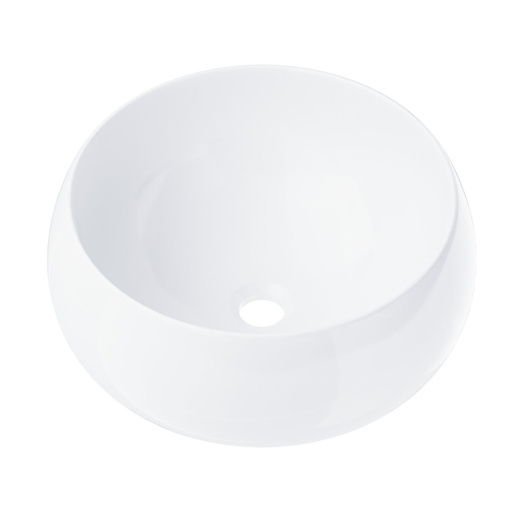 Corsan round countertop washbasin 400x400x160 mm