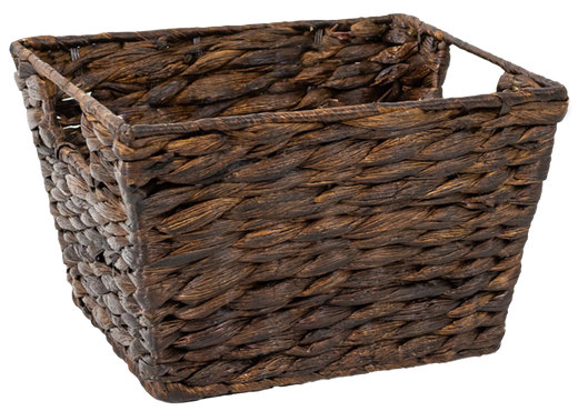 Hyacinth basket Koszoplotka brown 25x22x16h