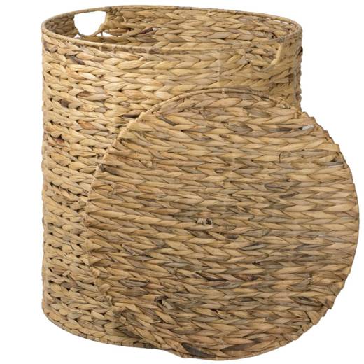 Koszoplotka hyacinth laundry basket, natural  48x55h