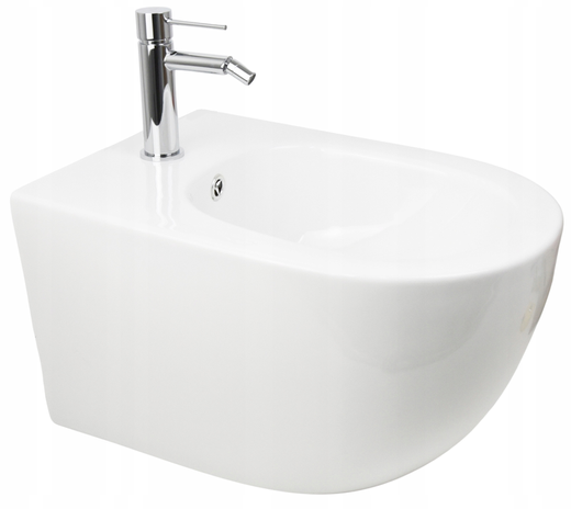 Wall-mounted ceramic bidet BS01