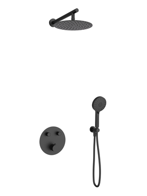 Sprchový set Corsan ANGO chróm s dažďovou sprchou 25 cm, podomietkovou batériou a sprchou