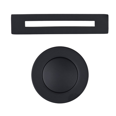 Cover and click-clack plug for VZBL bathtub Black