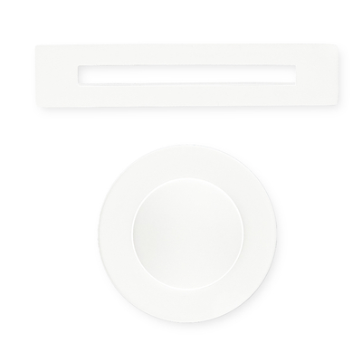 Cover and click-clack plug for VZWH bathtub White