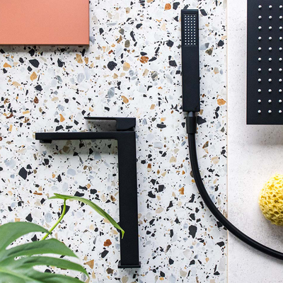 Bateria umywalkowa ANGO CMB3029BL wysoka Czarna