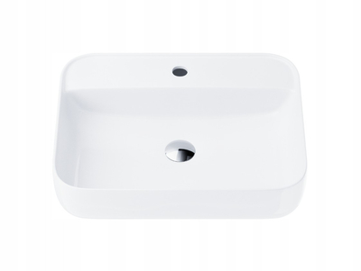 Kulaté umyvadlo Corsan na desku 485x435x155 mm