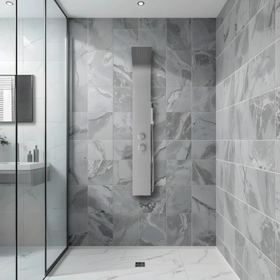 Sprchový panel Corsan ALTO Maišytuvas Silver