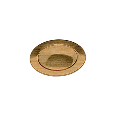 Bath plug with overflow VBRG Click-clack Brushed copper
