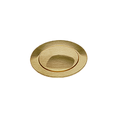 VBGL Klik-klak bathtub overflow plug, brushed gold