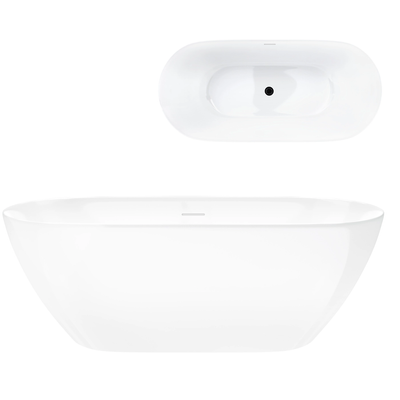 Vana volně stojící OLVENA V041XLBL 170 cm Uzávěr click-clack Černý