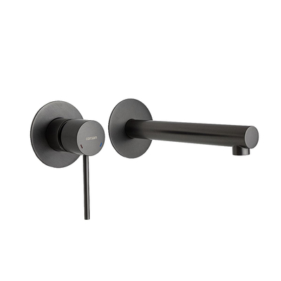 Corsan LUGO CMB7515GM Unterputz-Waschtischarmatur mit Auslauf Gebürstetes GunMetal