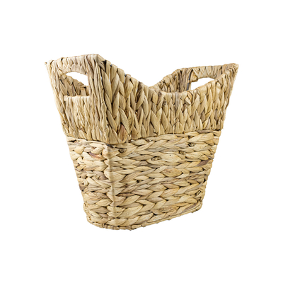 Open basket made of water hyacinth NESTOR 413S 34x17x20 cm Basket weaver