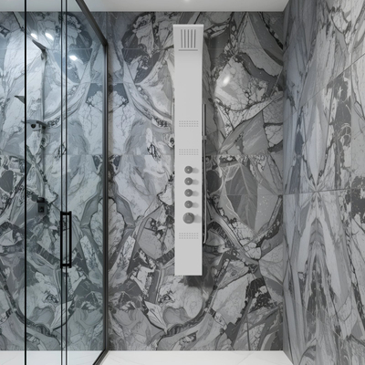 Sprchový panel Corsan CASCADE Maišytuvas White