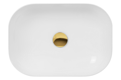 Kulaté umyvadlo Corsan na desku 460x320x140 mm