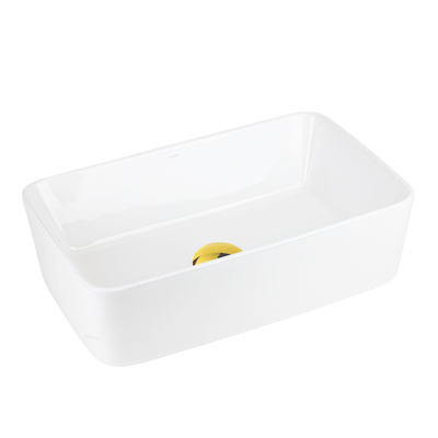 Kulaté umyvadlo Corsan na desku 480x295x135 mm