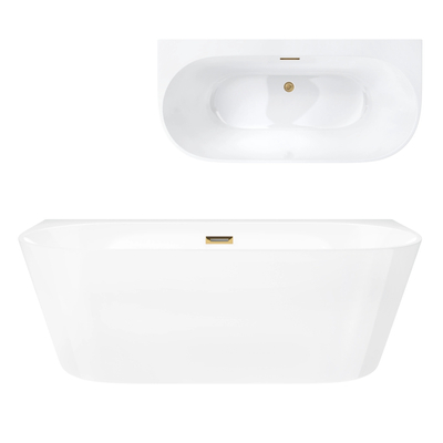 Corsan MONO freistehende Badewanne 160 x 74 cm OEM
