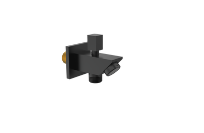 Sprchový výtok Corsan CMW6 Black s mechanickým spínačem pro ruční sprchu