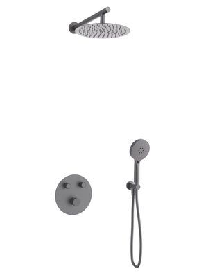 Sprchový set Corsan ANGO chróm s dažďovou sprchou 25 cm, podomietkovou batériou a sprchou