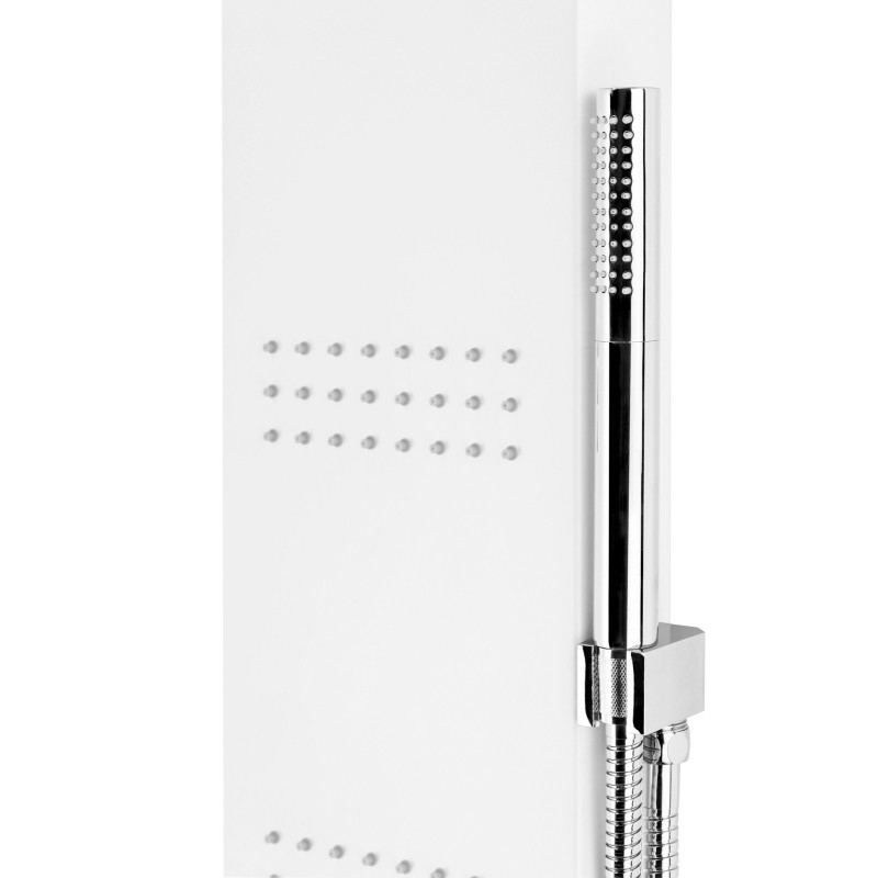 Sprchový panel KASKADA LED, hliníkový