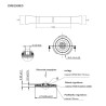 Sprchová hadica CMW250BLNEO s O‑krúžkom 150 cm